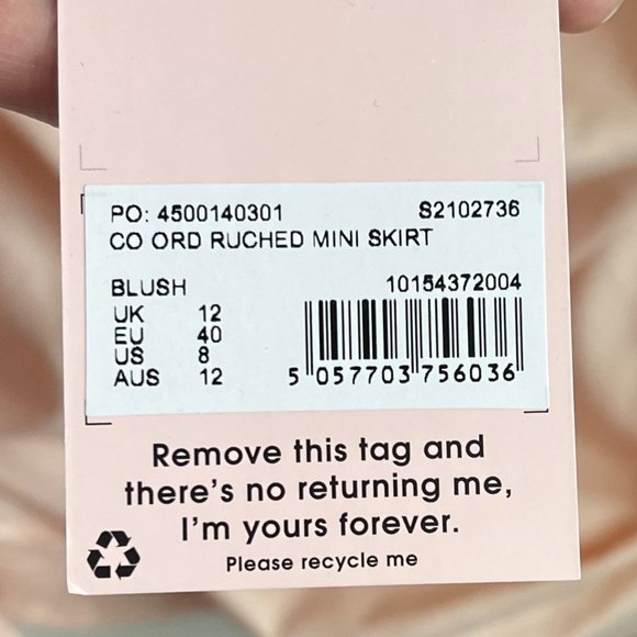 NWT Missguided Blush Co Ord Ruched Milkmaid Set - Picture 3 of 6